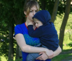 Mama Vaida su sergančiu sūneliu