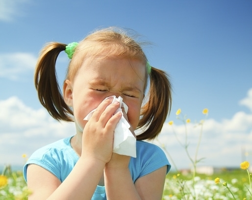 Vaiką kamuoja alergija